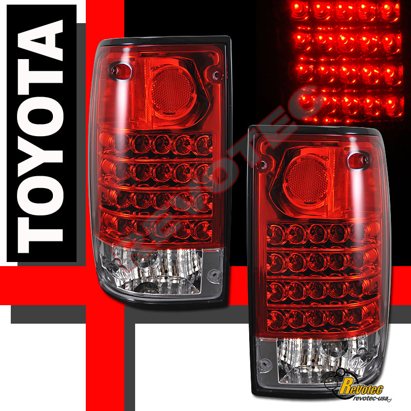 89-95 Toyota Pickup LED Tail Lights Lamps 1 Pair 90 91 92 93 94