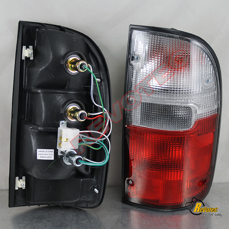 95 00 TOYOTA TACOMA RED CLEAR TAIL LIGHTS 96 97 98 99 EBay